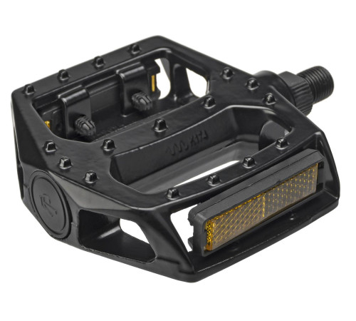 Pedals Azimut BMX Platform Alu 1/2" w/bearings and reflectors black