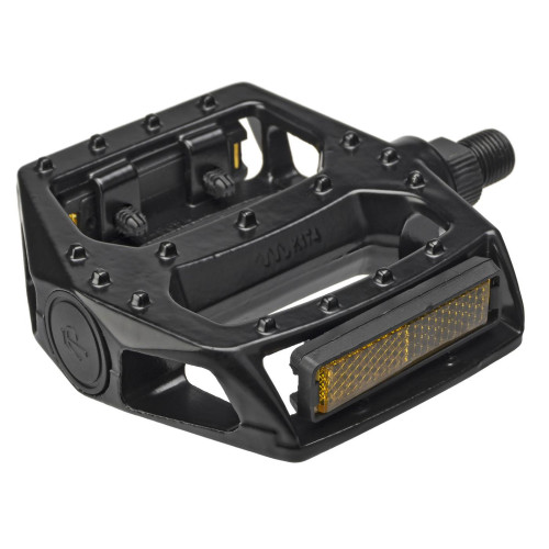 Pedals Azimut BMX Platform Alu 1/2" w/bearings and reflectors black