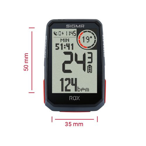 Bike computer SIGMA ROX 4.0 GPS Black HR Set