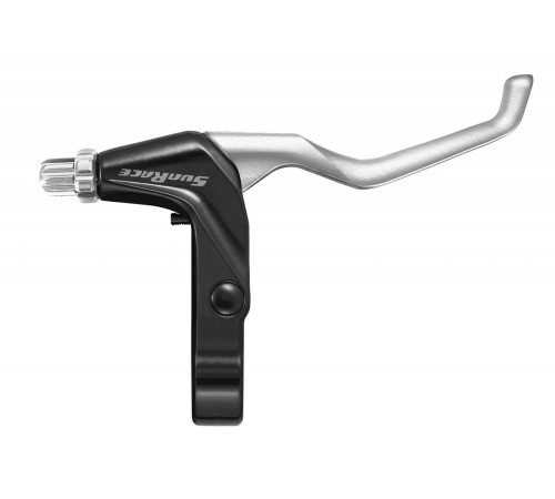 Brake lever SunRace BLM400 2-finger alu/alu Right silver