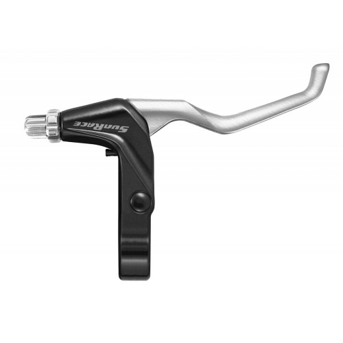 Brake lever SunRace BLM400 2-finger alu/alu Right silver