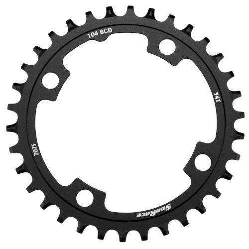 Chainring SunRace CRMX04 Narrow-Wide Alu 104BCD 1x11-speed 34T