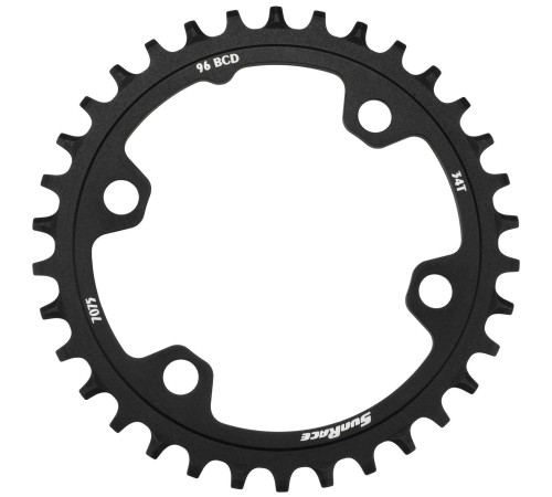 Chainring SunRace CRMX30 Narrow-Wide Asymmetric Alu 96BCD 34T