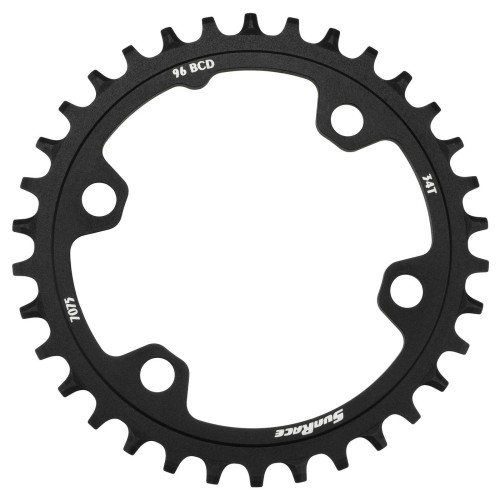 Chainring SunRace CRMX30 Narrow-Wide Asymmetric Alu 96BCD 34T