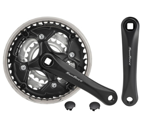 Front crankset SunRace FCM513 42x34x24T 152mm 7/8-speed w/ CG