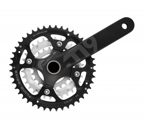 Front crankset SunRace FCM954 44x32x22T 175mm 3x9-speed with BBM97