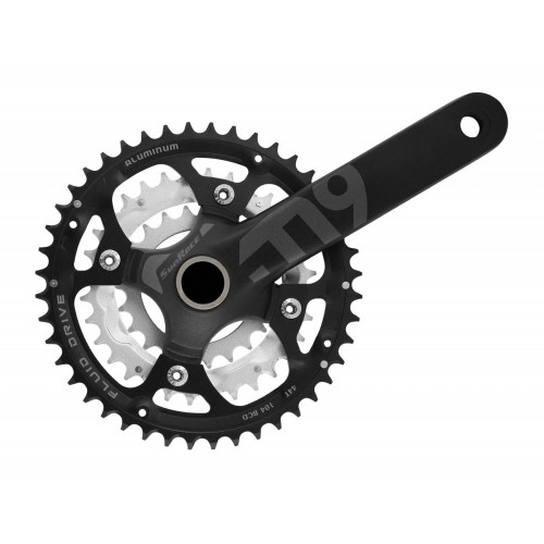 Front crankset SunRace FCM954 44x32x22T 175mm 3x9-speed with BBM97