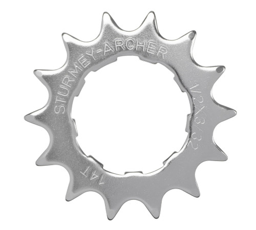 Sprocket Sturmey-Archer 3/32" flat casette type (9-spline)-14T