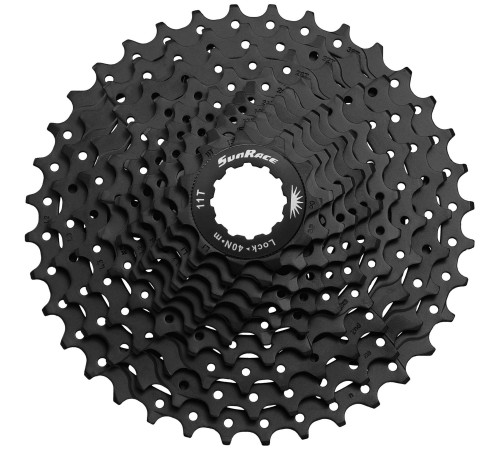 Aizmugurējais zobratu bloks SunRace CSMS1 10-speed 11-36T black