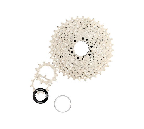 Aizmugurējais zobratu bloks SunRace CSMS1 10-speed 11-36T metallic