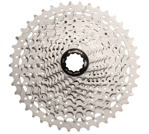 Aizmugurējais zobratu bloks SunRace CSMS3 10-speed metallic-11-40T