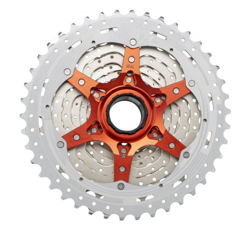 Aizmugurējais zobratu bloks SunRace CSMX3 10-speed metallic-11-42T