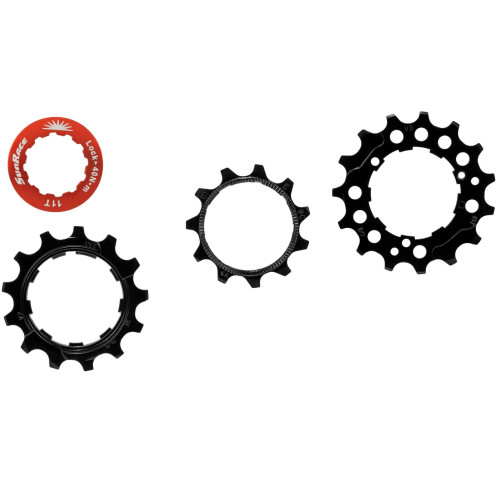Sprocket set SunRace SPCS12 11-13-15T 12-speed with lockring black