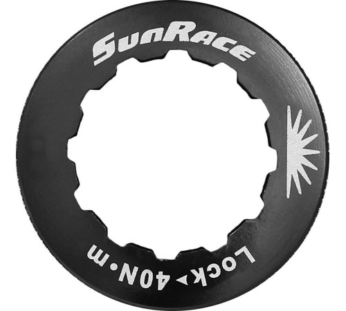 Cassette lockring SunRace SP712 12T black