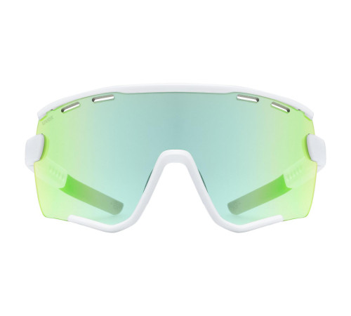Glasses Uvex Sportstyle 236 Set white mat / mirror green