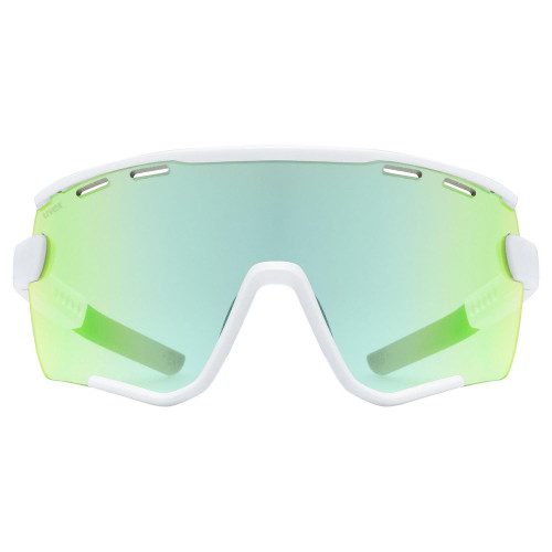 Glasses Uvex Sportstyle 236 Set white mat / mirror green