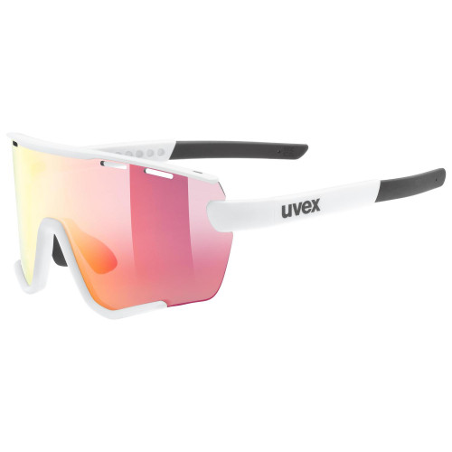 Glasses Uvex Sportstyle 236 Set small white mat / mirror red