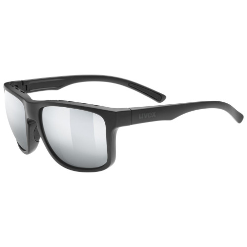 Glasses Uvex Sportstyle 312 black mat / mirror silver