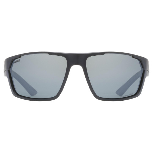 Glasses Uvex Sportstyle 233 P black mat / litemirror silver
