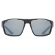 Glasses Uvex Sportstyle 233 P black mat / litemirror silver