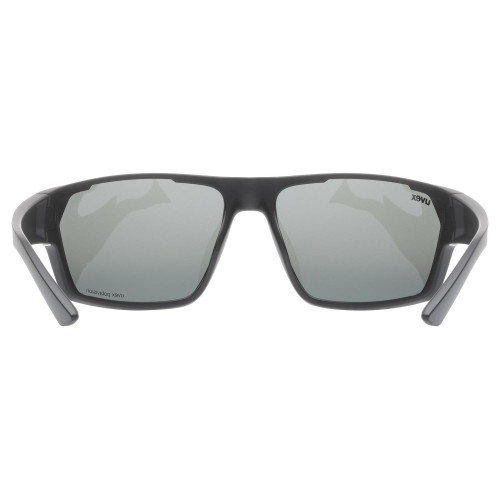 Glasses Uvex Sportstyle 233 P black mat / litemirror silver