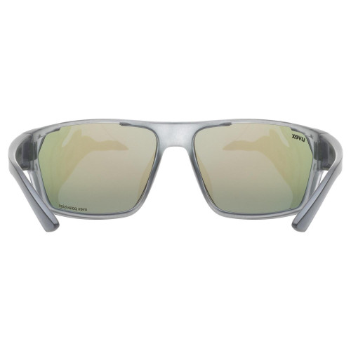 Glasses Uvex Sportstyle 233 P smoke mat / mirror blue