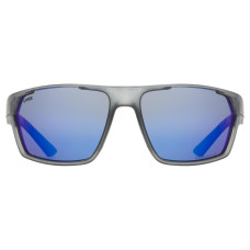 Brilles Uvex Sportstyle 233 P smoke mat / mirror blue