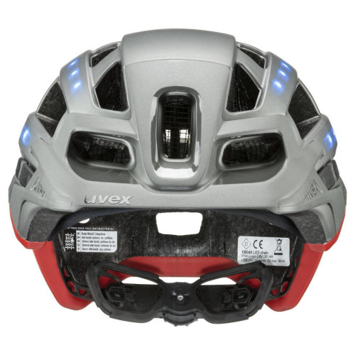 Helmet Uvex Finale light 2.0 silver red mat-52-57CM