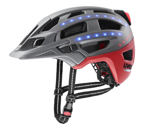 Helmet Uvex Finale light 2.0 silver red mat-56-61CM