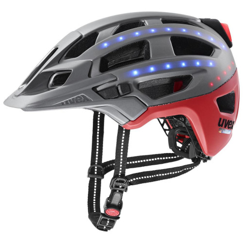 Helmet Uvex Finale light 2.0 silver red mat-56-61CM