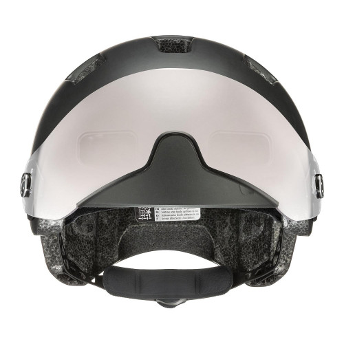 Helmet Uvex Rush visor black-silver mat-58-61CM