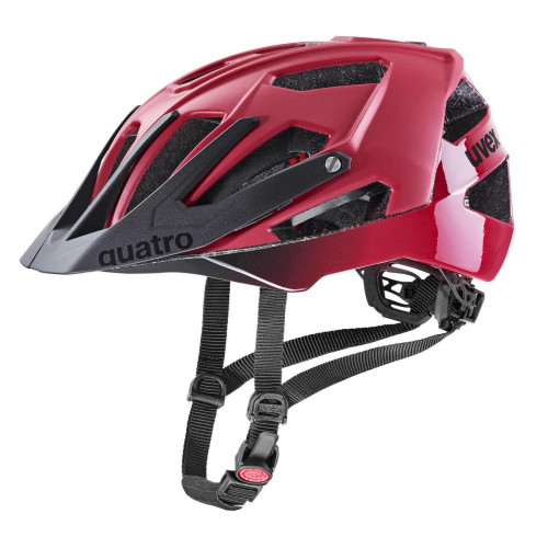 Helmet Uvex Quatro cc dark red-black mat-52-57CM