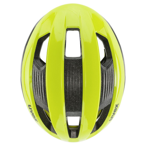 Helmet Uvex Rise cc neon yellow-black mat-52-56CM
