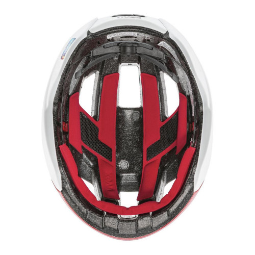 Helmet Uvex Rise cc red-white mat-52-56CM