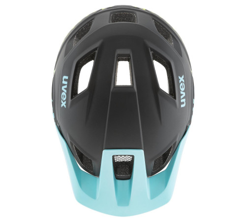 Helmet Uvex Access black aqua lime mat-57-61CM