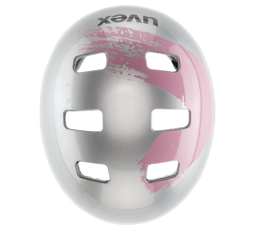 Helmet Uvex Kid 3 silver-ros-51-55CM
