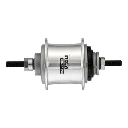 Rear hub Sturmey-Archer S-RF3 Alu 36H 3-speed freewheel silver