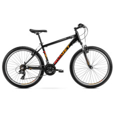 Velosipēds Romet Rambler R6.0 26" 2022 black-orange-19" / L