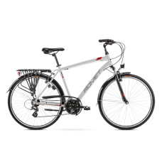 Velosipēds Romet Wagant 28" 2022 silver-red-21" / L