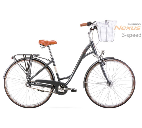 Bicycle Romet Art Deco Classic 28" Alu 2022 grey-18" / M