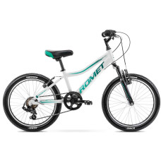 Velosipēds Romet Rambler KID 2 20" Alu 2022 white-green