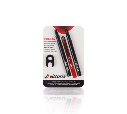 Valve extension Vittoria 30mm (2 pcs. in alu + spanner)