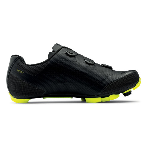 Cycling shoes Northwave Razer 2 MTB XC black-yellow fluo-45