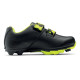 Cycling shoes Northwave Origin Junior MTB XC black-yellow fluo-38