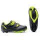 Cycling shoes Northwave Origin Junior MTB XC black-yellow fluo-38