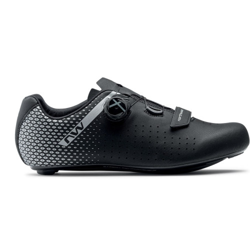 Cycling shoes Northwave Core Plus 2 Road black-silver-43½