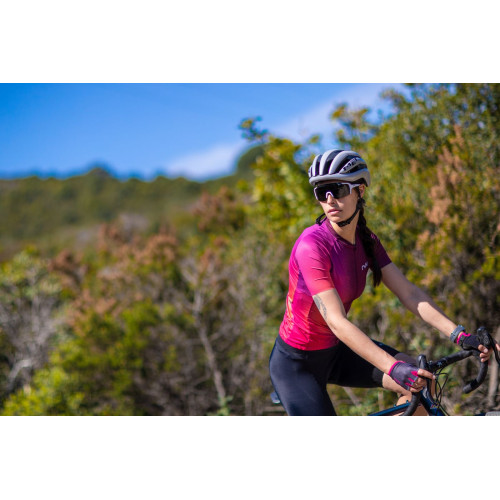 Gloves Northwave Active WMN Short dark grey-pink-M