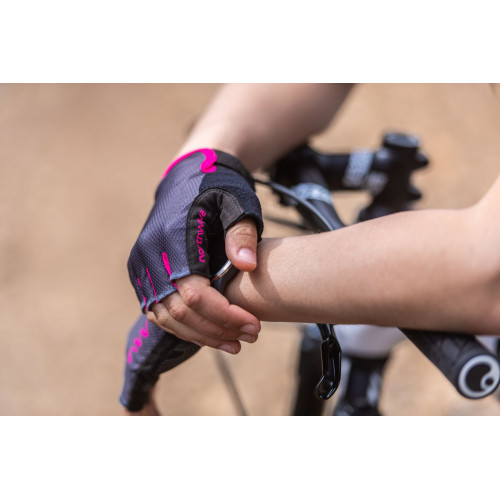 Gloves Northwave Active WMN Short dark grey-pink-M