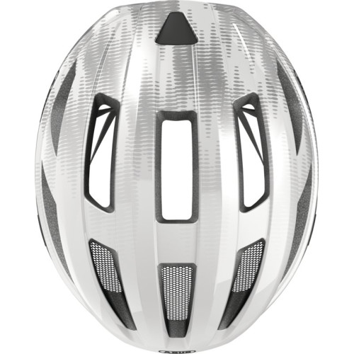 Helmet Abus Macator white silver-M (52-58)
