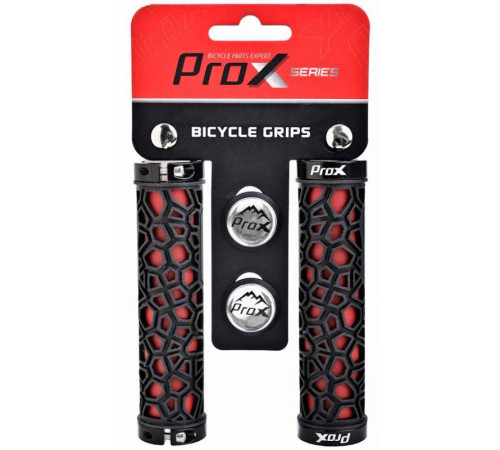 Grips ProX GP-53 130mm Lock-on red-black